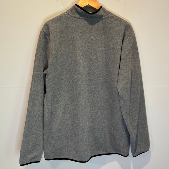 Rains Gray Durban Fleece Front Zip Jacket - size Large - Picture 7 of 7